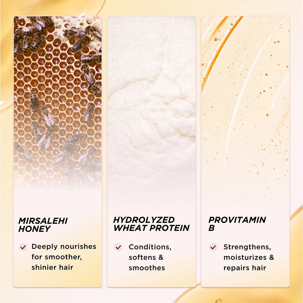 Gisou Honey Infused Hair Mask Travel Size — Hydration, Repair & Shine (2.5 fl oz)