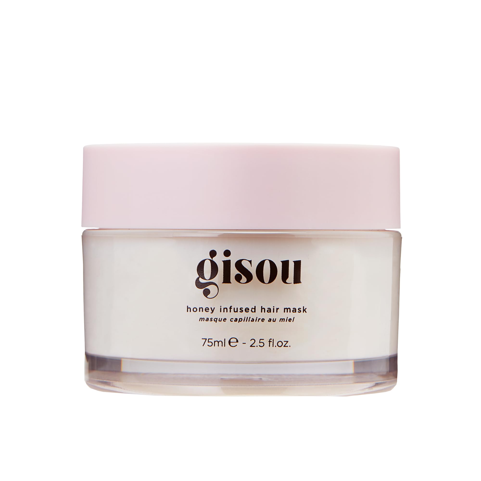 Gisou Honey Infused Hair Mask Travel Size — Hydration, Repair & Shine (2.5 fl oz)