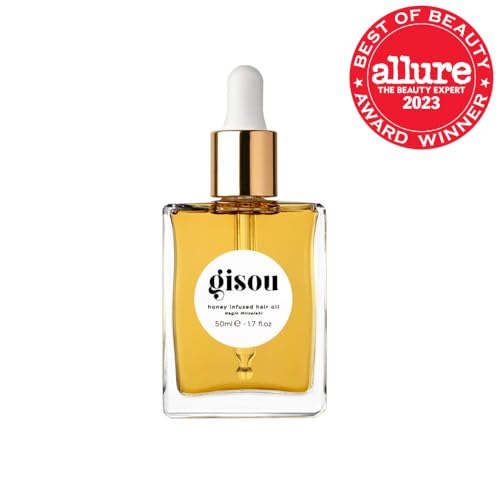 Gisou Honey Infused Hair Oil – Hydration, Shine & Frizz Control for All Hair Types | 1.7 Fl Oz