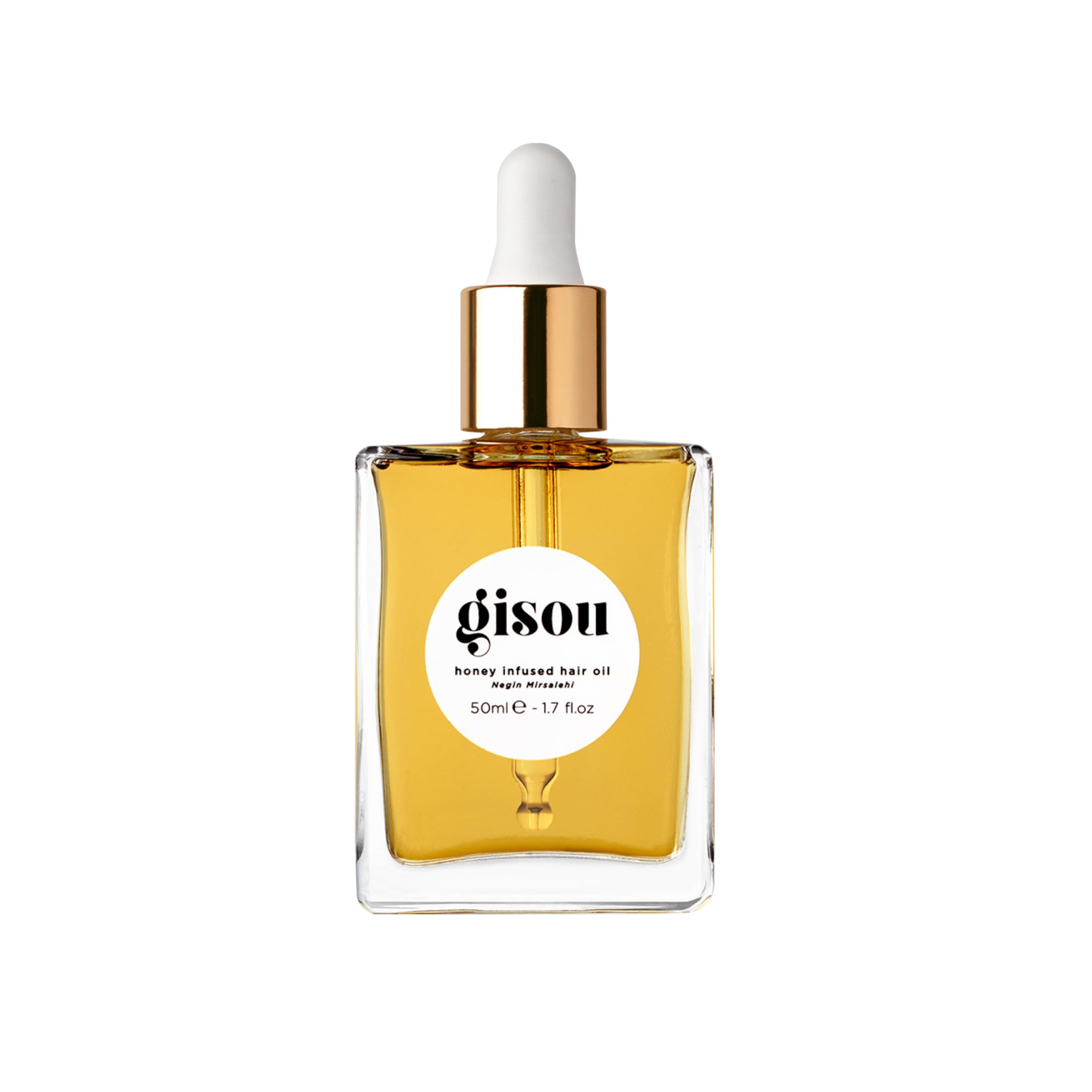 Gisou Honey Infused Hair Oil – Hydration, Shine & Frizz Control for All Hair Types | 1.7 Fl Oz