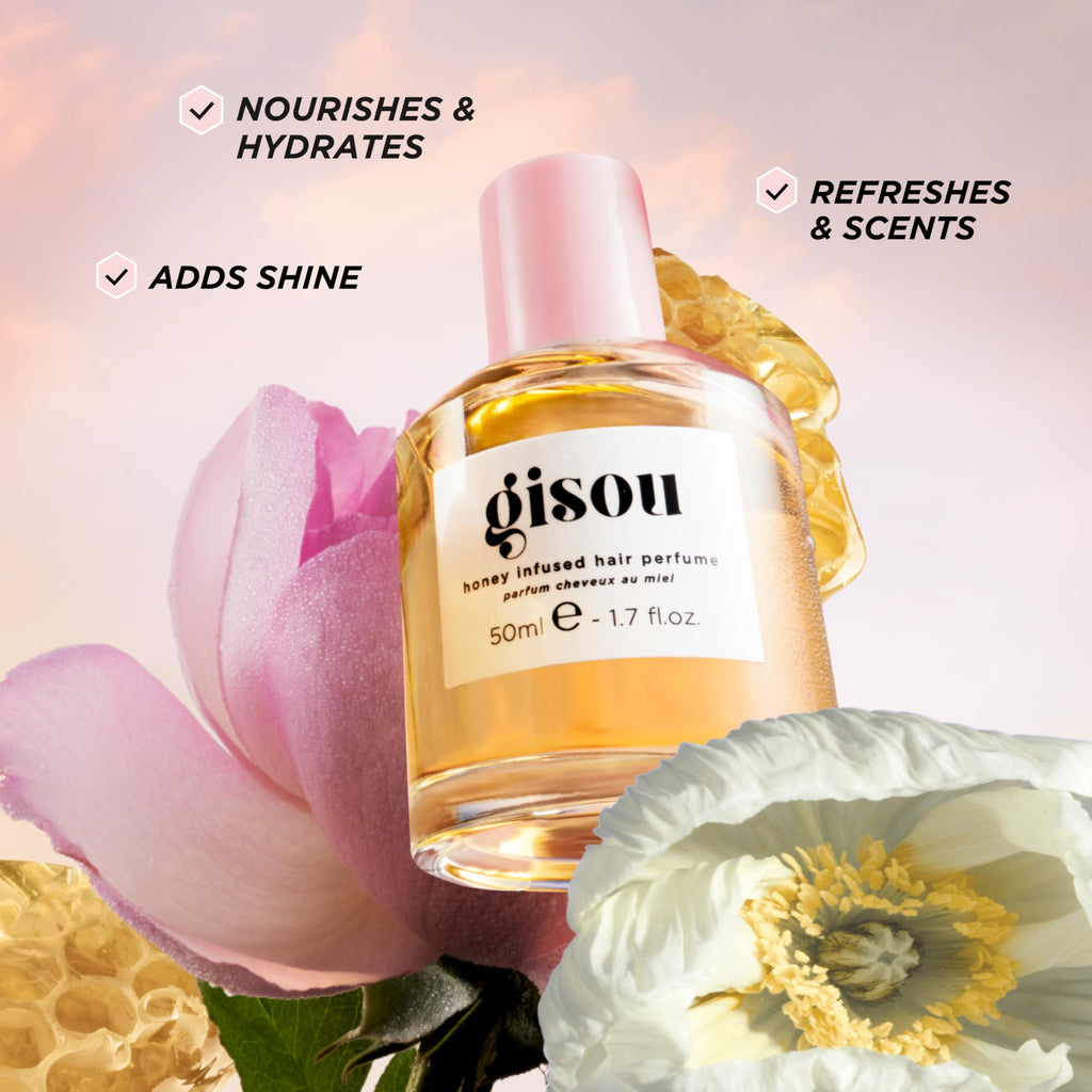 Gisou Honey Infused Hair Perfume – Long-Lasting Fragrance with Mirsalehi Honey & Argan Oil