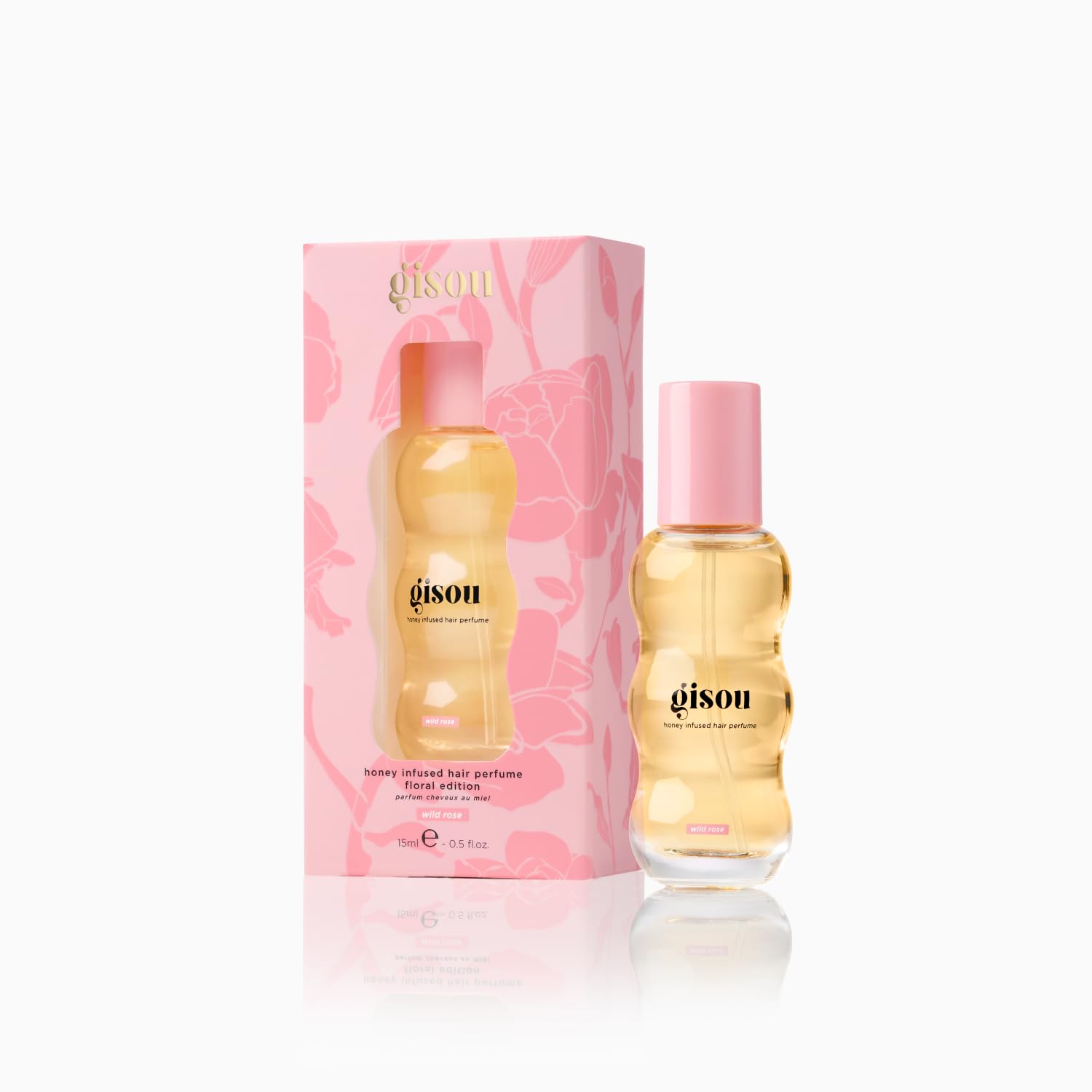 Gisou Honey Infused Hair Perfume Mini – Mirsalehi Honey & Argan Oil, Wild Rose