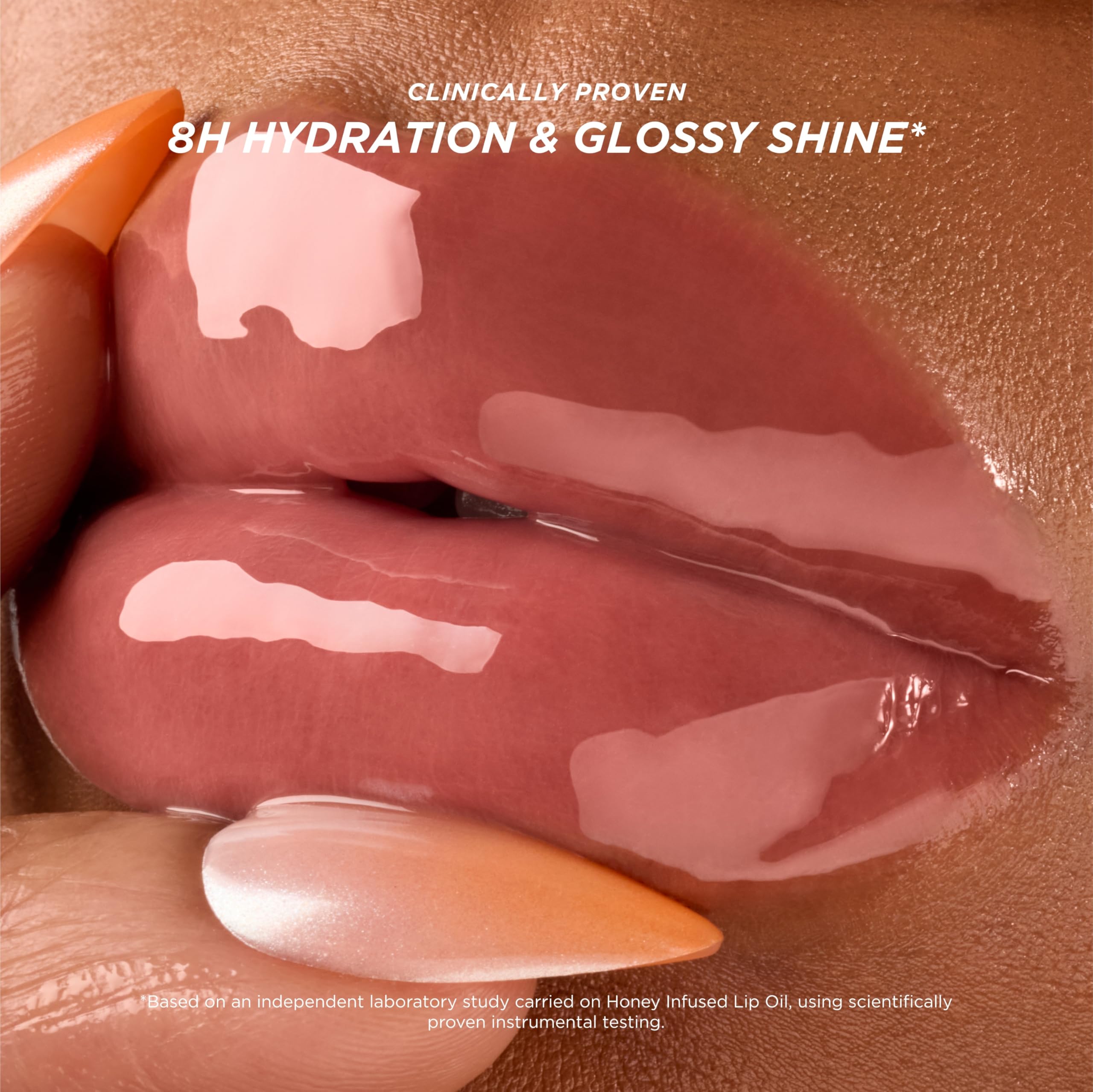 Gisou Honey Infused Hydrating Lip Oil – Bee-lini Peach Nourishing Lip Moisturizer
