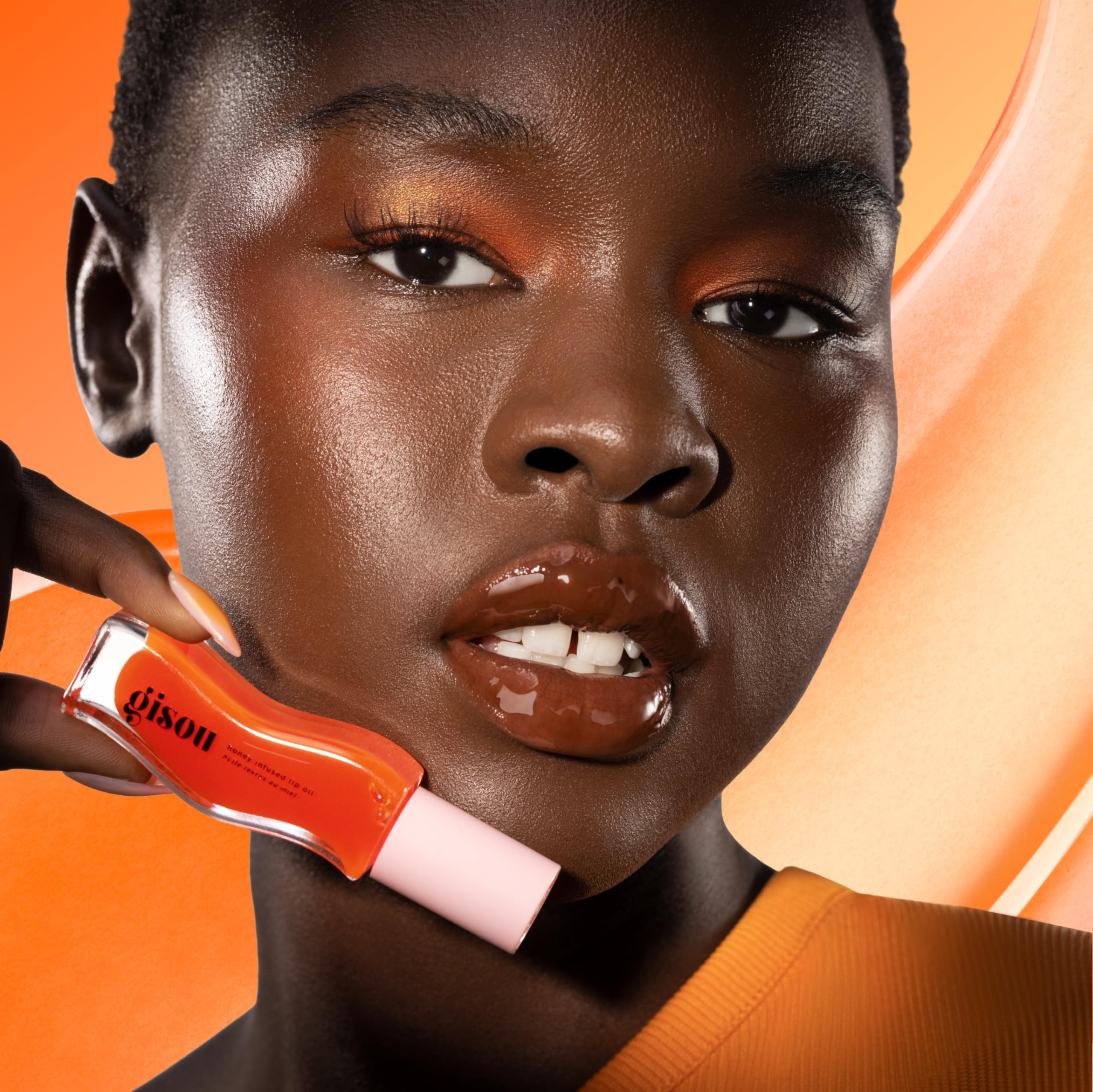 Gisou Honey Infused Lip Oil – Mango Passion Punch | Hydrating Lip Moisturizer (8ml)