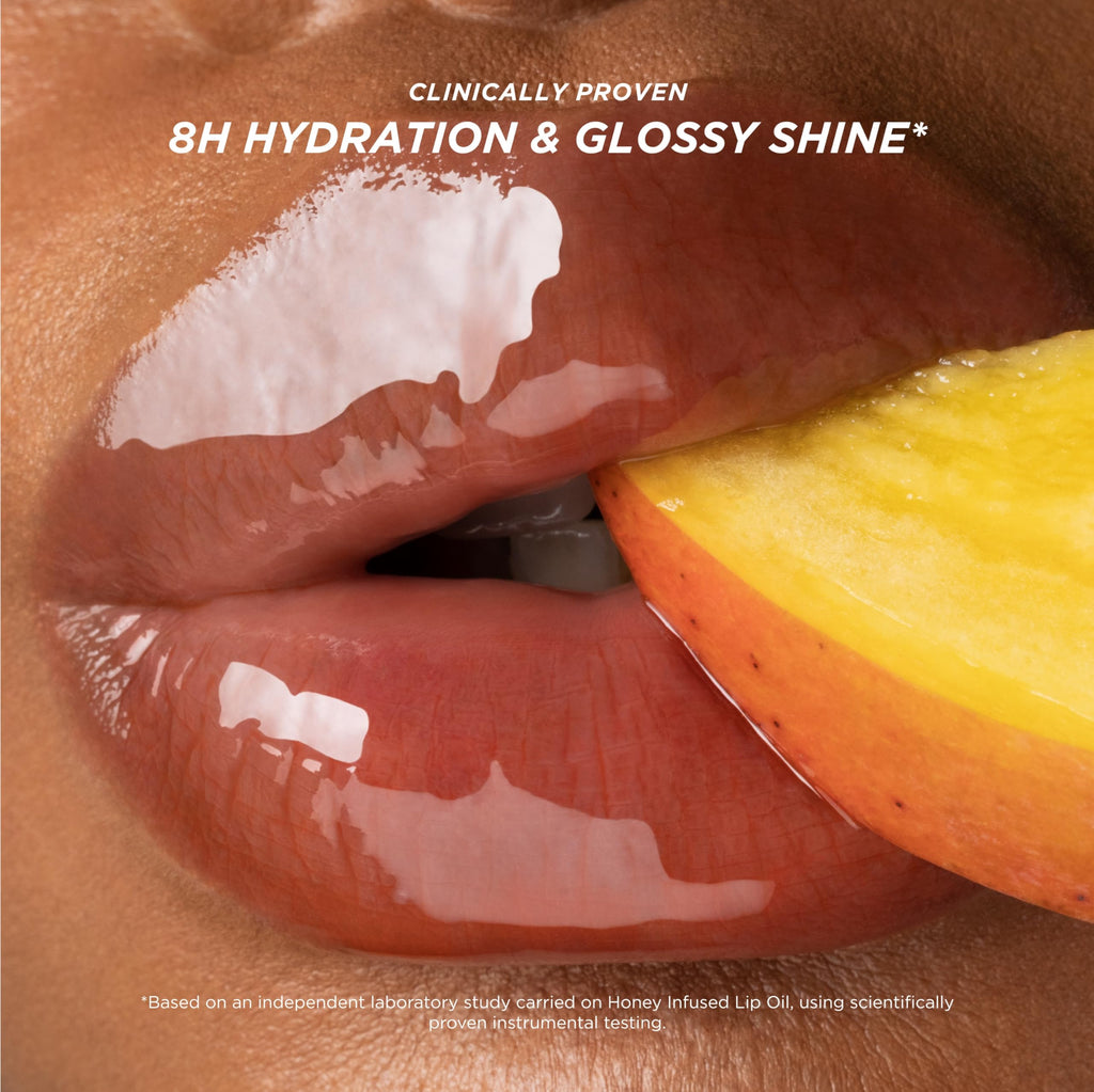 Gisou Honey Infused Lip Oil – Mango Passion Punch | Hydrating Lip Moisturizer (8ml)