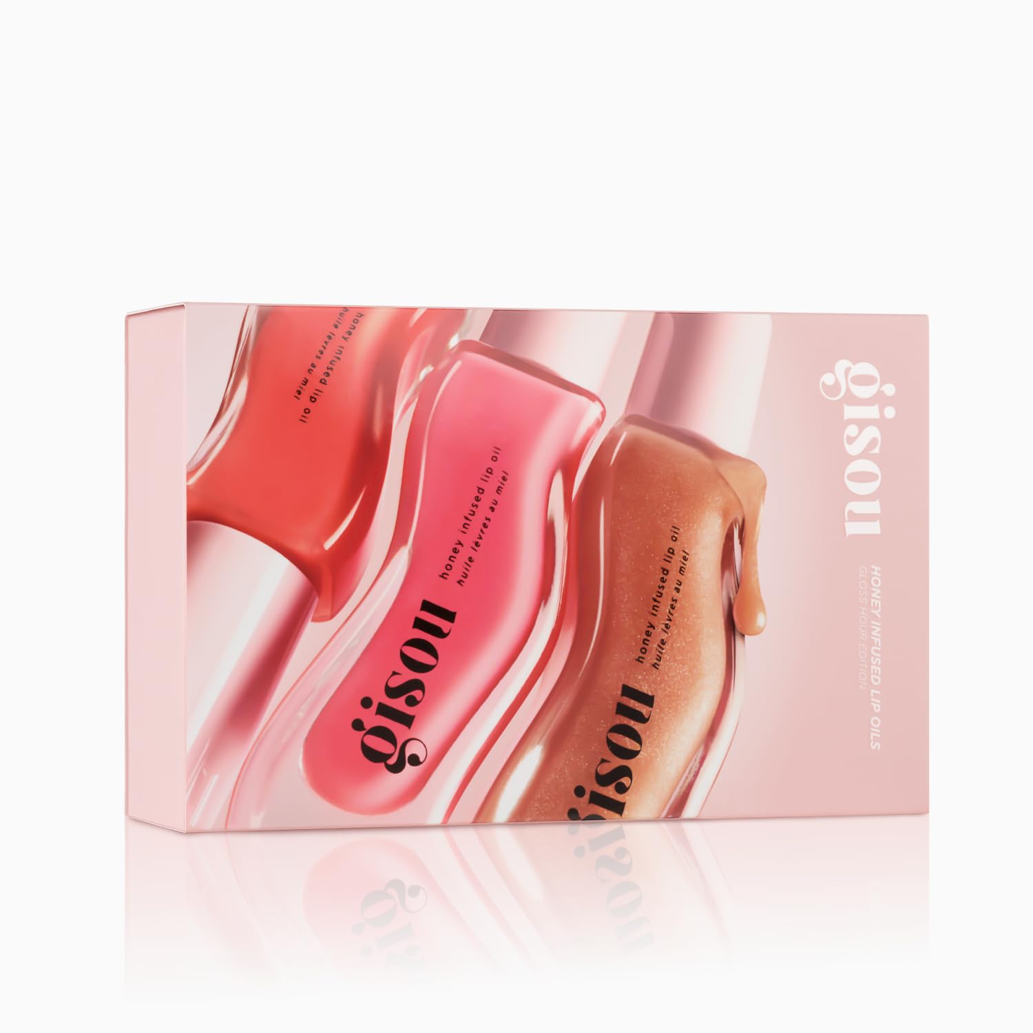 Gisou Honey Infused Lip Oils – Gloss Hour Edition | Hydrating, Non-Sticky Lip Gloss Set