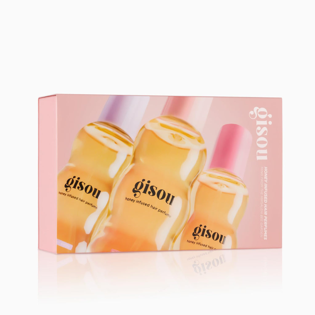 Gisou Take Me With You Spritz Set – 3 Mini Honey-Infused Hair Perfumes