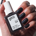 Gitti Plant-Based Nail Polish – Midnight Grey No. 184 (0.5 fl oz) | 30-Free, Cruelty-Free