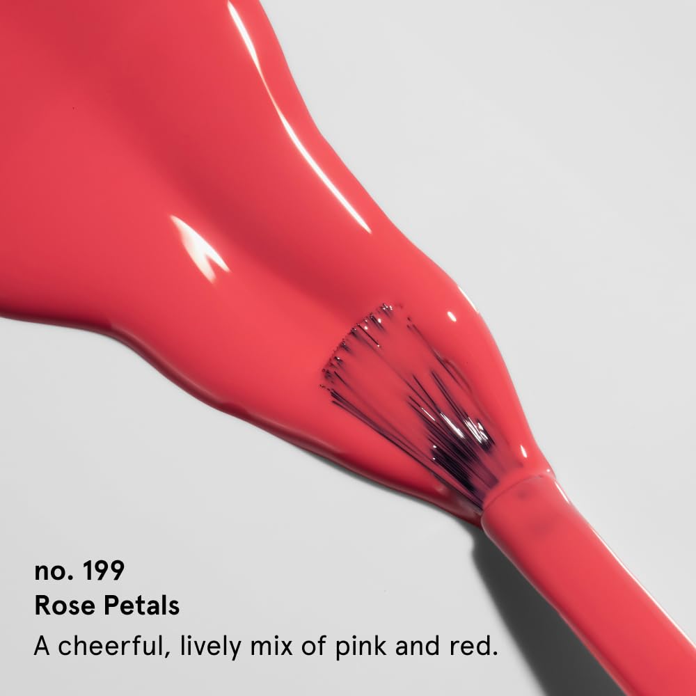 gitti Plant-Based Nail Polish No. 199 Rose Petals – 0.5 fl oz | Non-Toxic, 30-Free, Vegan & Cruelty-Free