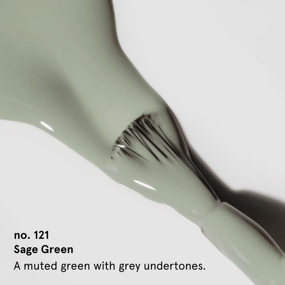 gitti Plant-based Nail Polish Sage Green – 30-Free, Cruelty-Free, 0.5 fl oz