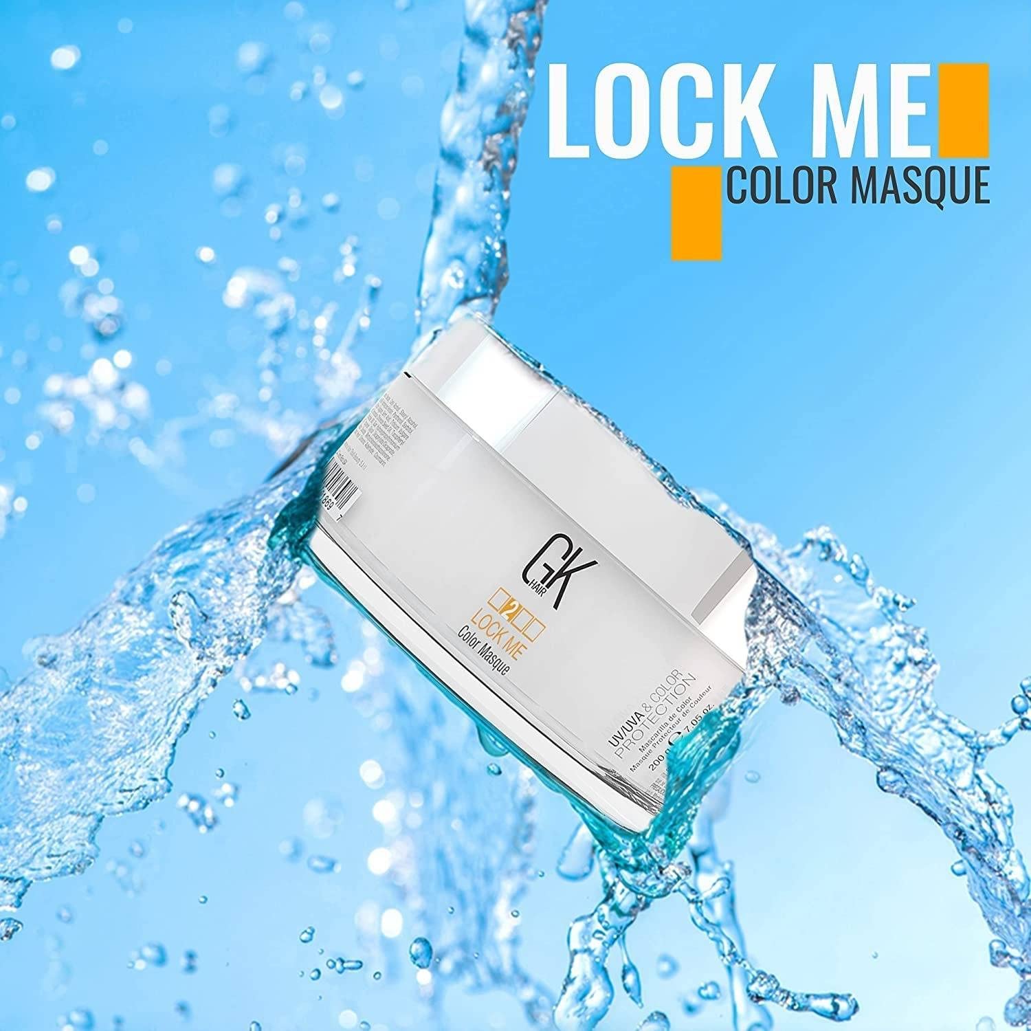 GK HAIR Hair Masque – Lock Me Deep Conditioner for Color Protection (7.05 oz)