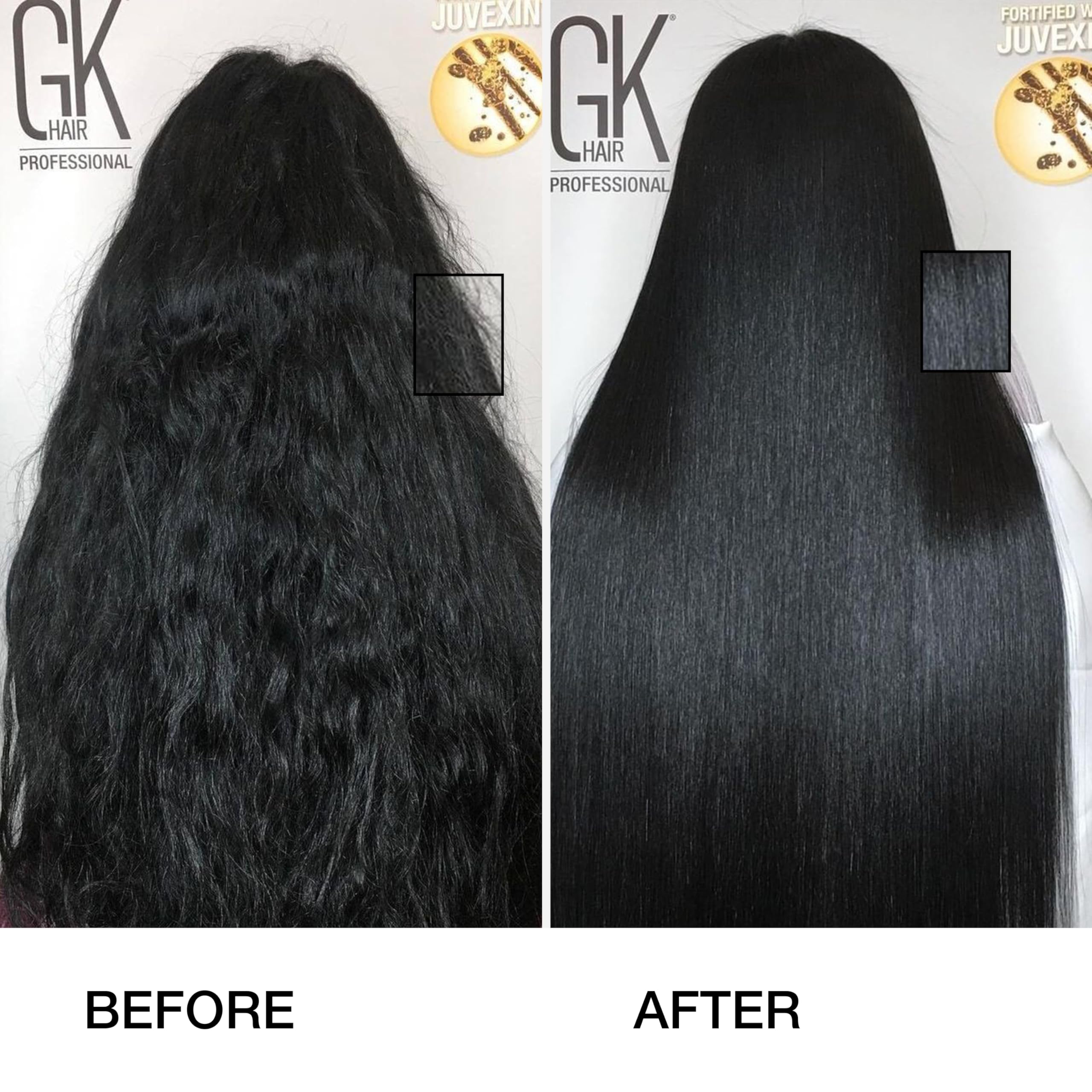 GK Hair Keratin Treatment - Frizz Control & Salon-Quality Smoothing (3.4 oz)