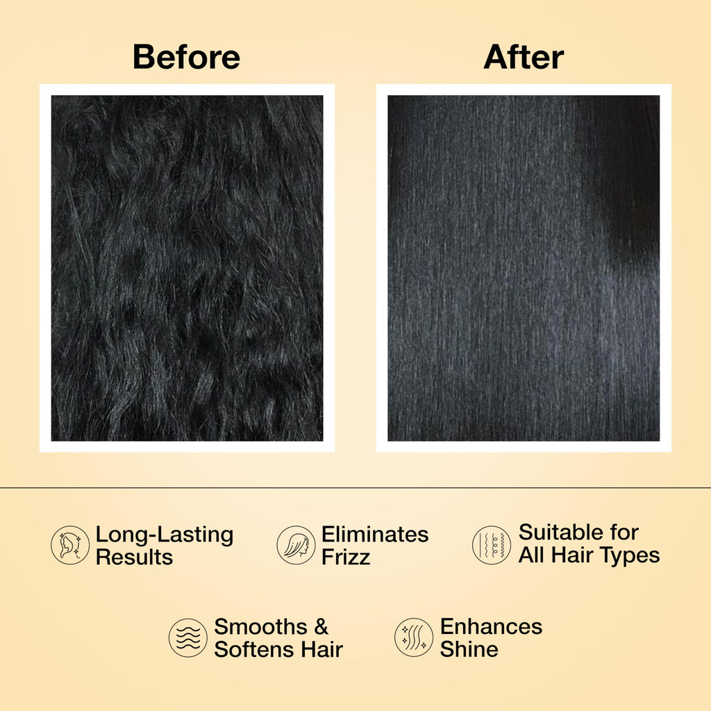 GK Hair Keratin Treatment - Frizz Control & Salon-Quality Smoothing (3.4 oz)
