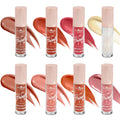 Glam Lux Italia Deluxe Plumping Gloss Set – 8 Hydrating Lip Glosses