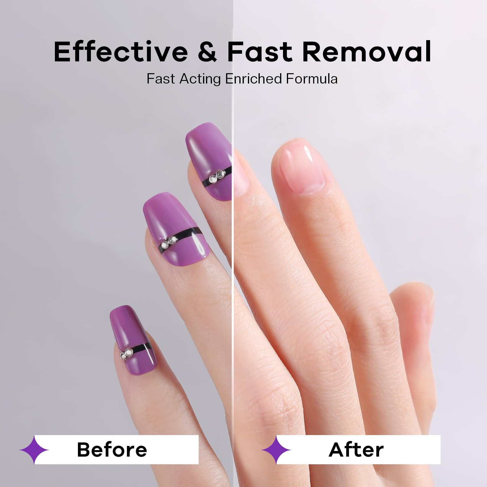 Glamonade Acetone Nail Polish Remover with Grape Seed Oil – 16 oz