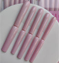 Gleamrain XXL Press-On Nails – Extra Long Square Pink Floral Design (10pcs, M, 1107)