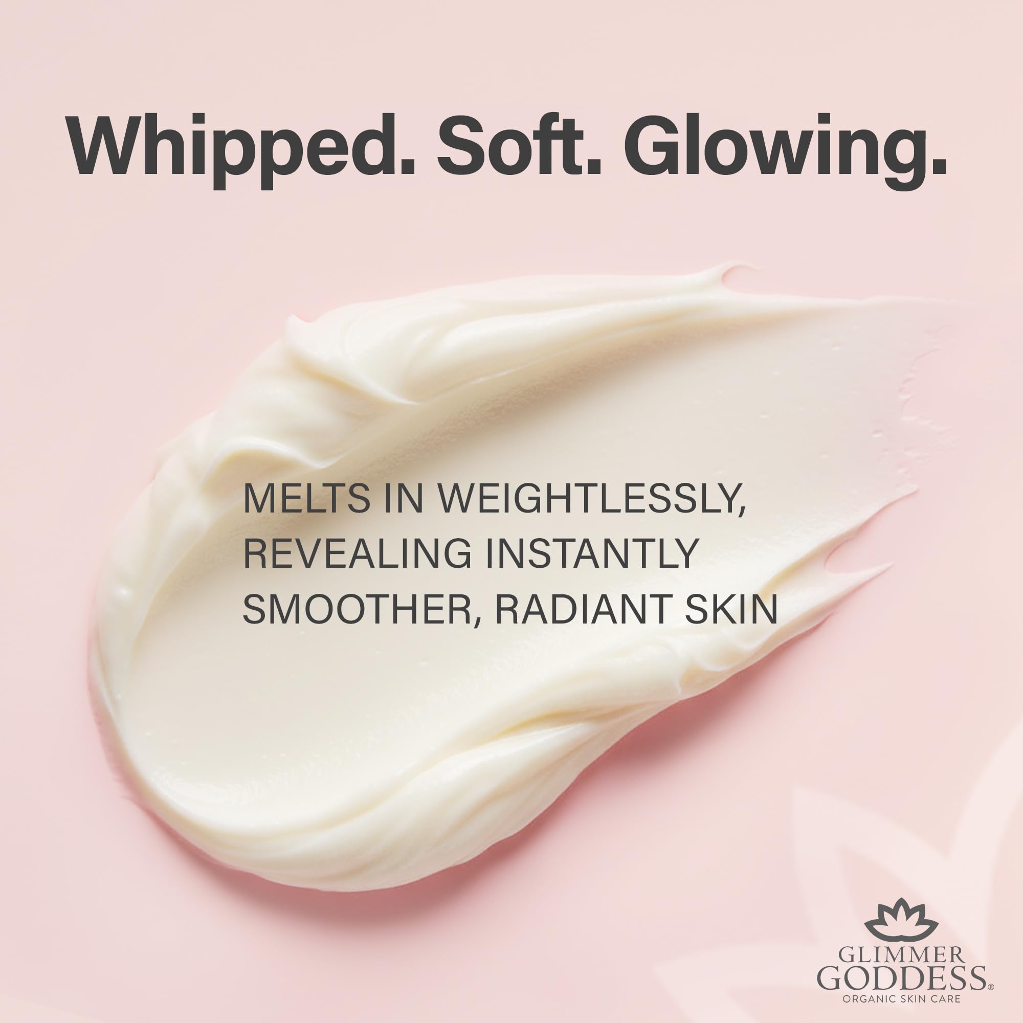 Glimmer Goddess Organic Whipped Body Butter – Salted Caramel, 8oz