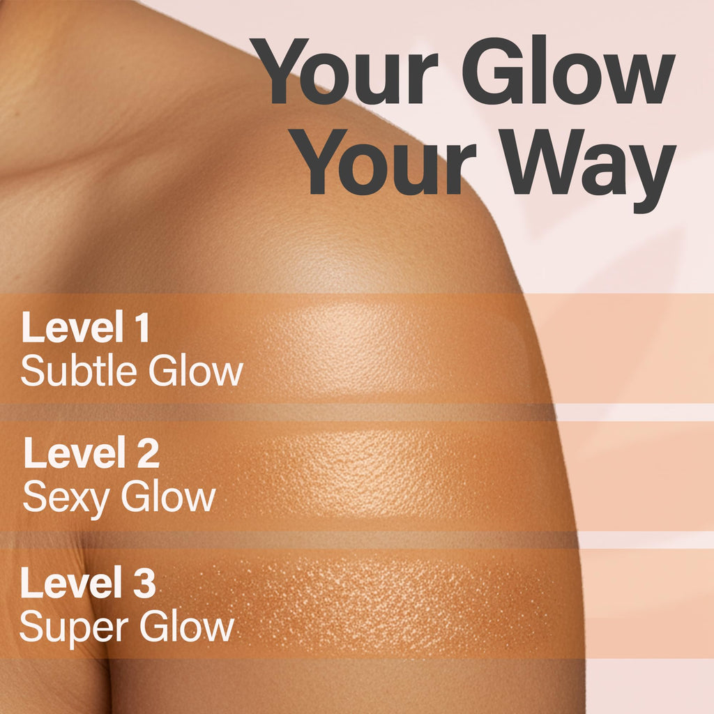Glimmer Goddess Shimmer Body Butter – Organic Whipped Shea, Hydration & Bronze Glow (4 oz)