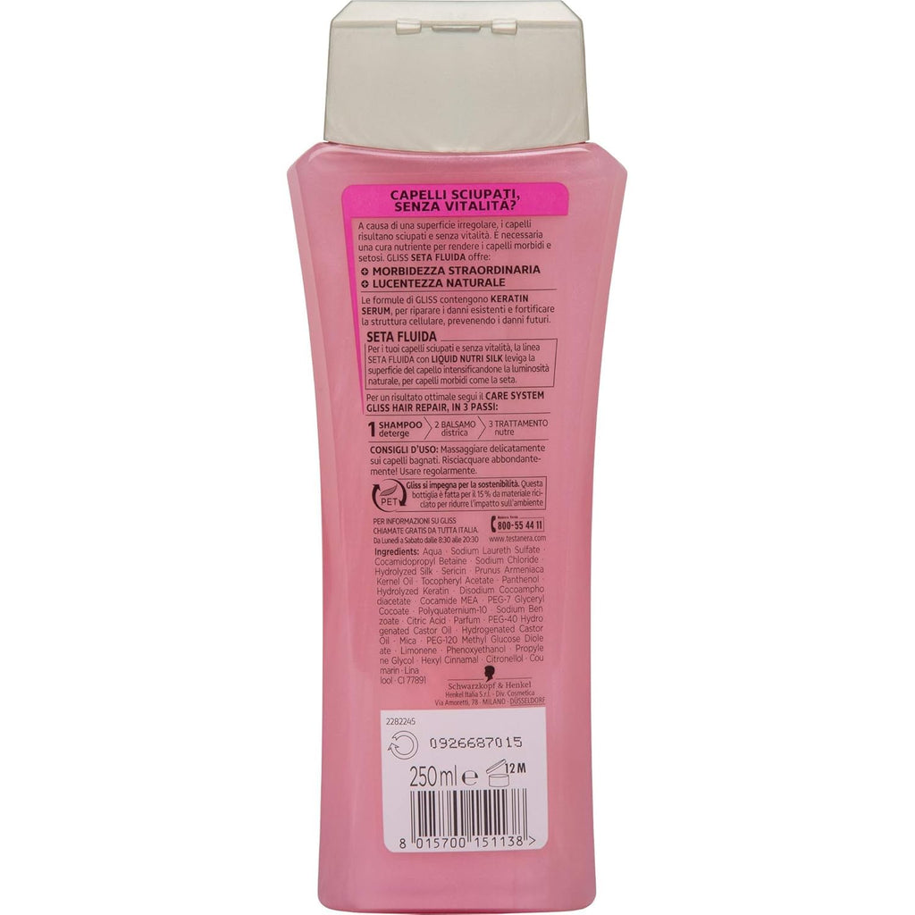 Gliss Bio Keratin Serum + Liquid Silk Shampoo – Natural Shine & Silky Soft Hair