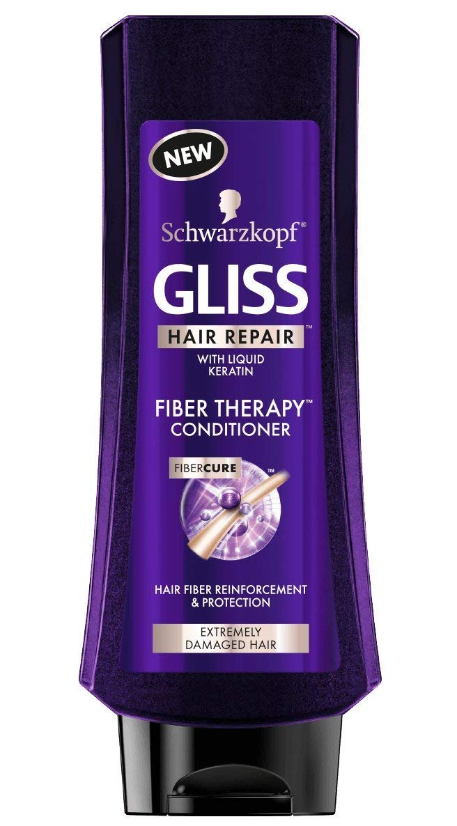 GLISS Schwarzkopf Hair Repair Fiber Therapy Set – Shampoo & Conditioner (400 mL Each)