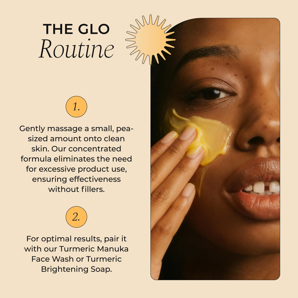 Glo Melanin Nourishing Face Cream – Hydrating Daily Moisturizer for Radiant, Even-Looking Skin (2 oz) – Vegan, Paraben-Free