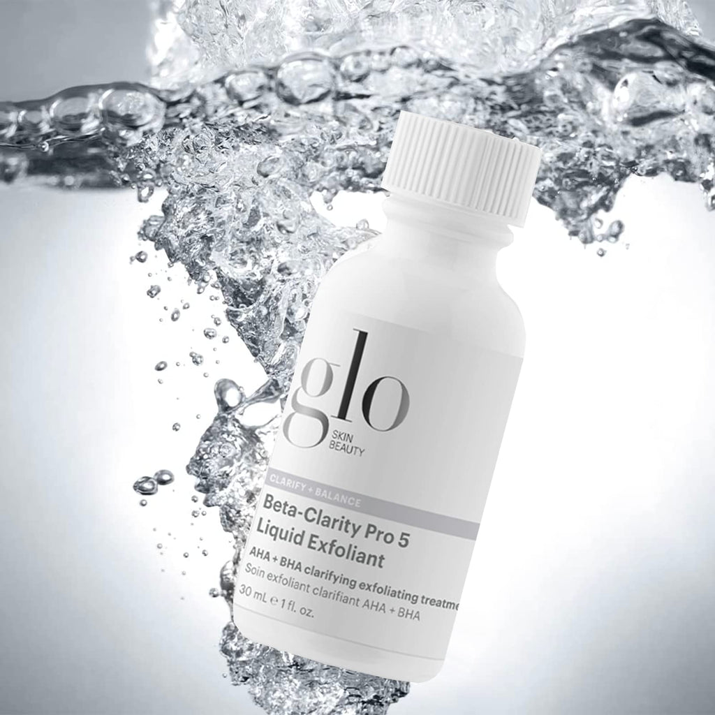 Glo Skin Beauty Beta-Clarity Pro 5 Liquid Exfoliant – Travel Size | AHA + BHA Clarifying & Balancing