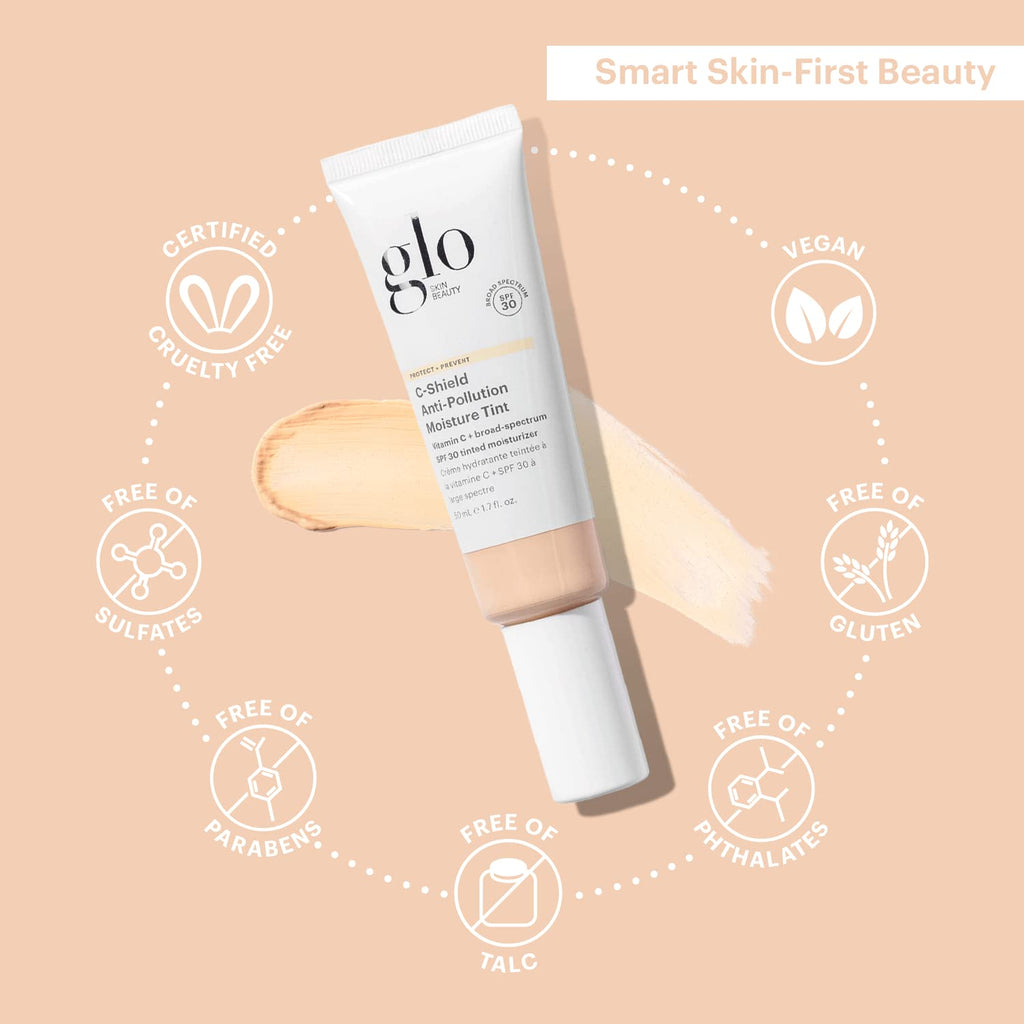 Glo Skin Beauty C-Shield Anti-Pollution Moisture Tint SPF 30 | Tinted Moisturizer with Vitamin C (1N-Fair)