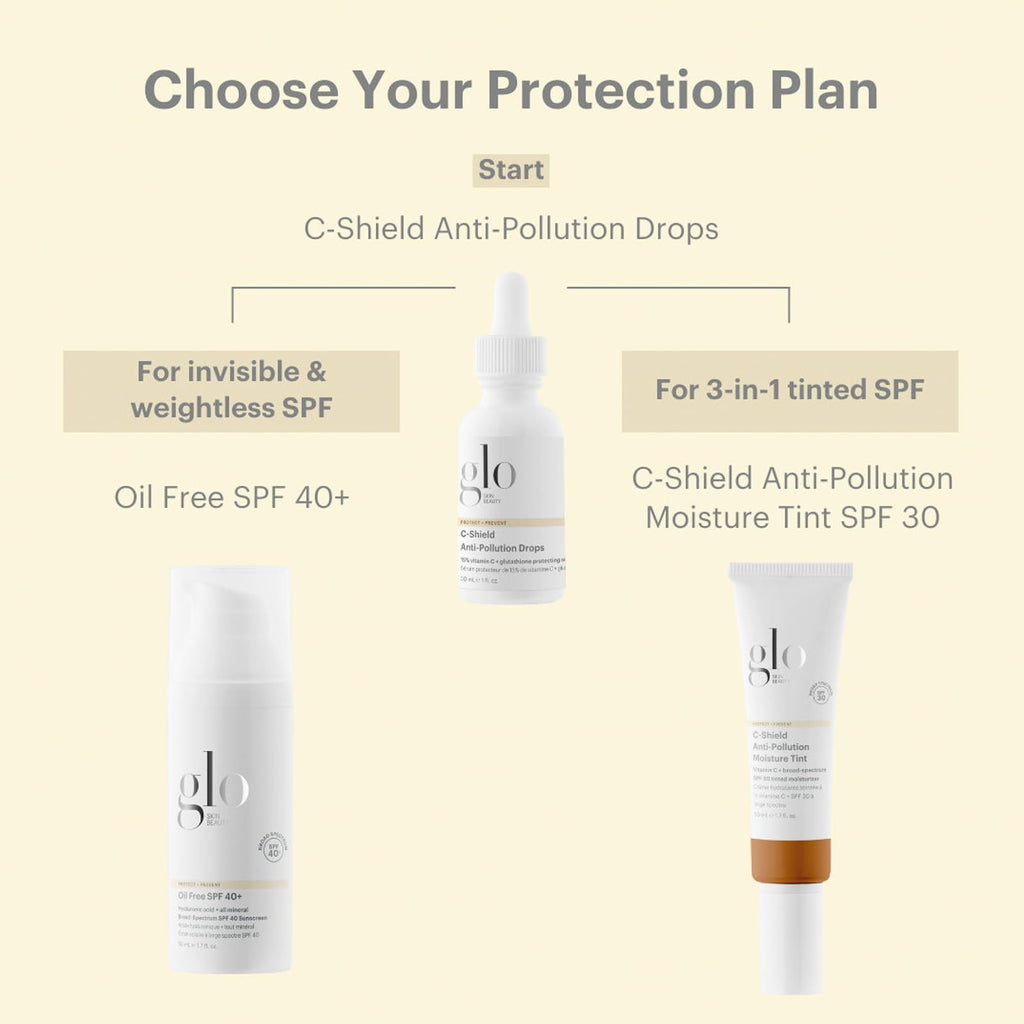 Glo Skin Beauty C-Shield Anti-Pollution Moisture Tint SPF 30 (7W-Dark)