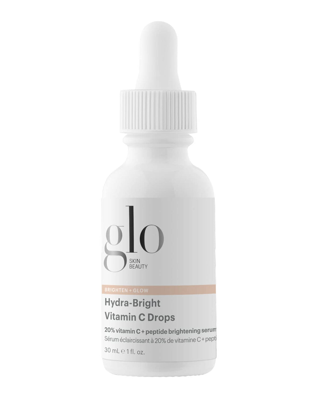 Glo Skin Beauty Hydra-Bright Vitamin C Drops — 20% Vitamin C + Peptide Brightening Serum