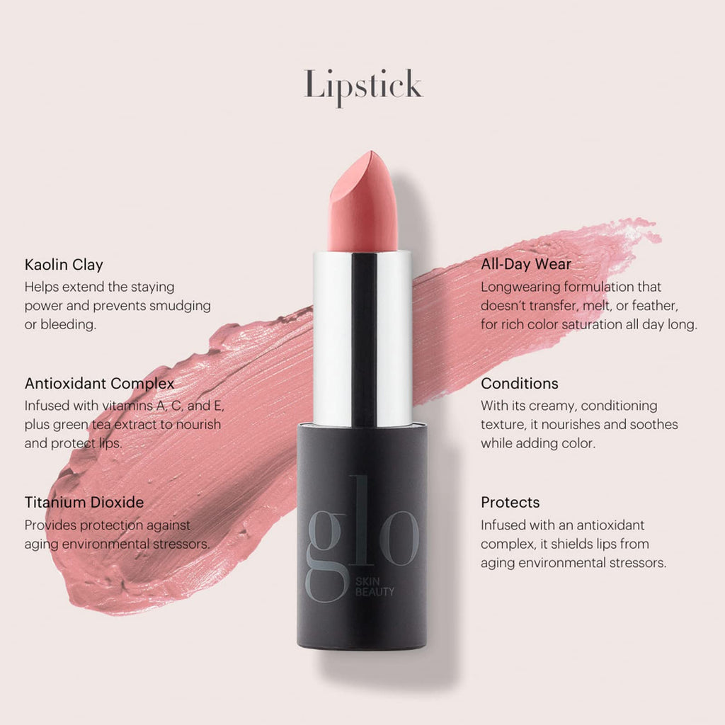 Glo Skin Beauty Lipstick in Dune – Warm Nude | Creamy, Long-Wear Lip Color