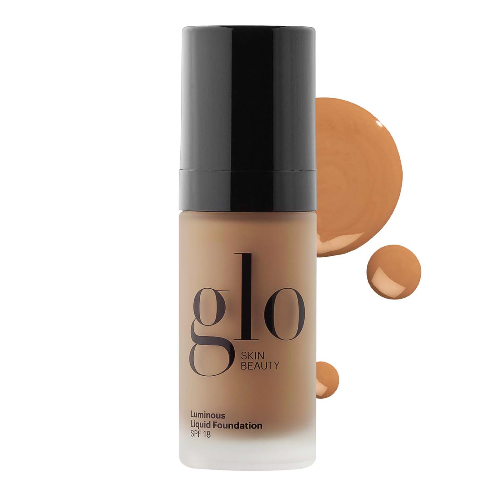 Glo Skin Beauty Luminous Liquid Foundation SPF 18 (Caramel) | Dewy Finish, Sheer to Medium Coverage