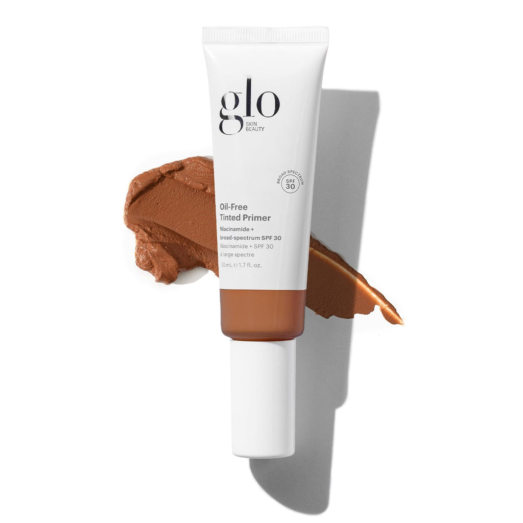 Glo Skin Beauty Oil-Free Tinted Primer SPF 30 Deep – 4-in-1 Mineral Foundation Primer