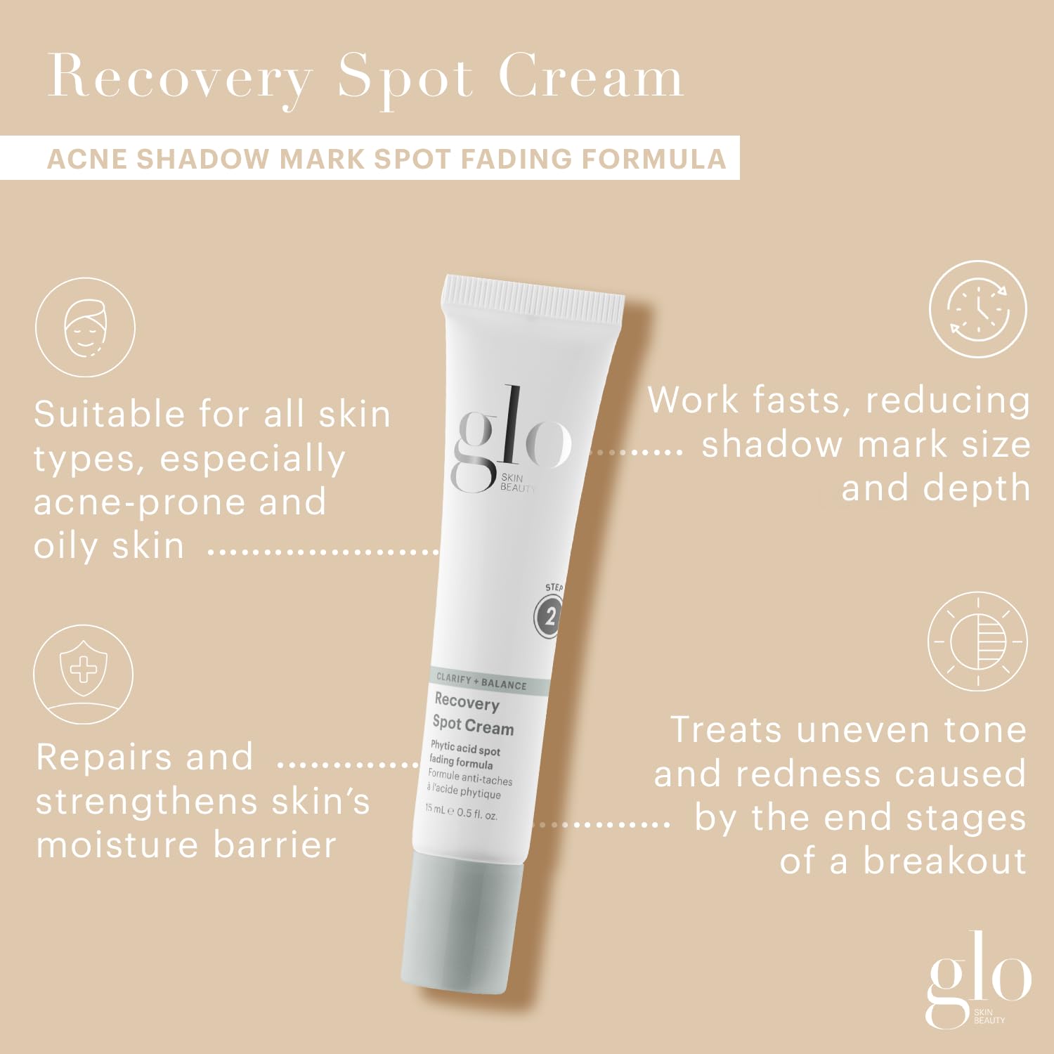 Glo Skin Beauty Recovery Spot Cream — Fade Shadow Marks After Breakouts