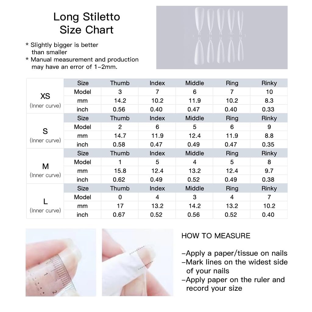 GLORS Luxury Long Stiletto Press-On Nails – Brown-Gold Ombre with 3D Rhinestones & Pearls (10 Pcs, Medium LS)