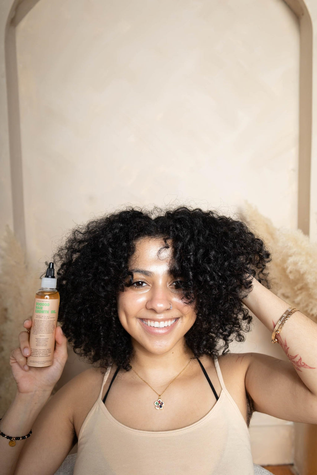 Glossed by Nae Voodoo Hair Growth Oil – Rosemary, Lemongrass, Grapeseed & Castor Oil for Hair Growth | All Hair Types | 4 oz