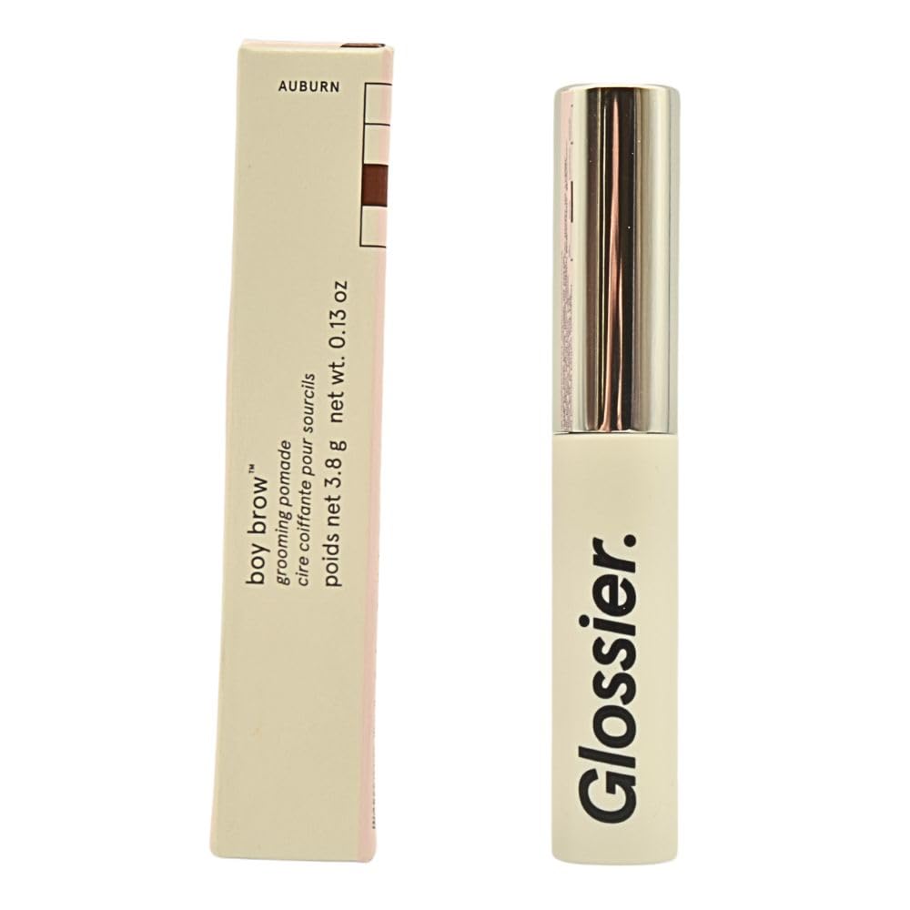 Glossier Boy Brow Volumizing Eyebrow Gel-Pomade in Auburn | Buildable Brow Definition