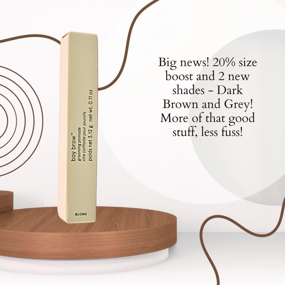 Glossier Boy Brow Blond Volumizing Gel-Pomade | Light-Medium Blond
