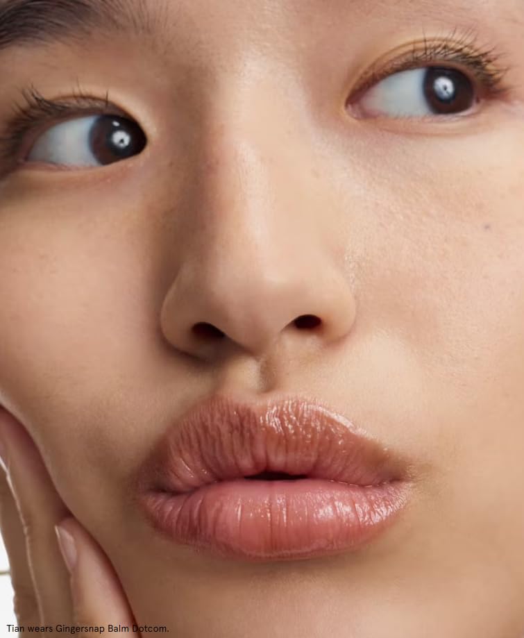 Glossier Balm Dotcom Gingersnap – 15 ml / 0.5 fl oz | Hydrating Lip Balm with Toasted Taupe Tint