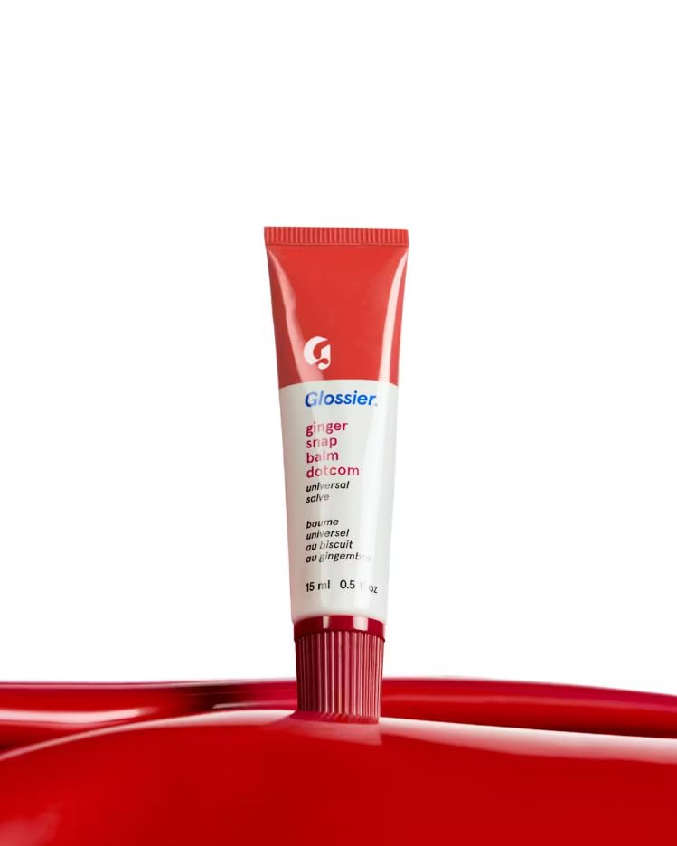 Glossier Balm Dotcom Gingersnap – 15 ml / 0.5 fl oz | Hydrating Lip Balm with Toasted Taupe Tint
