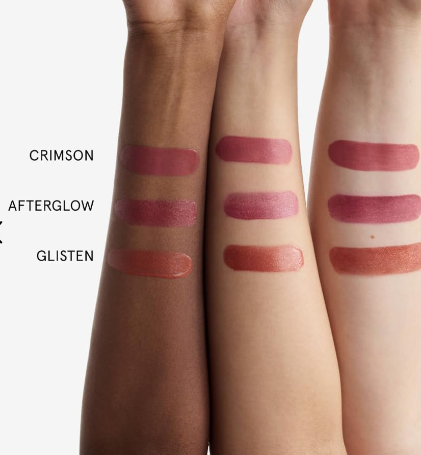 Glossier Mini Cloud Paint Blush Trio Holiday Gift Set Crimson Glisten Afterglow Limited Edition