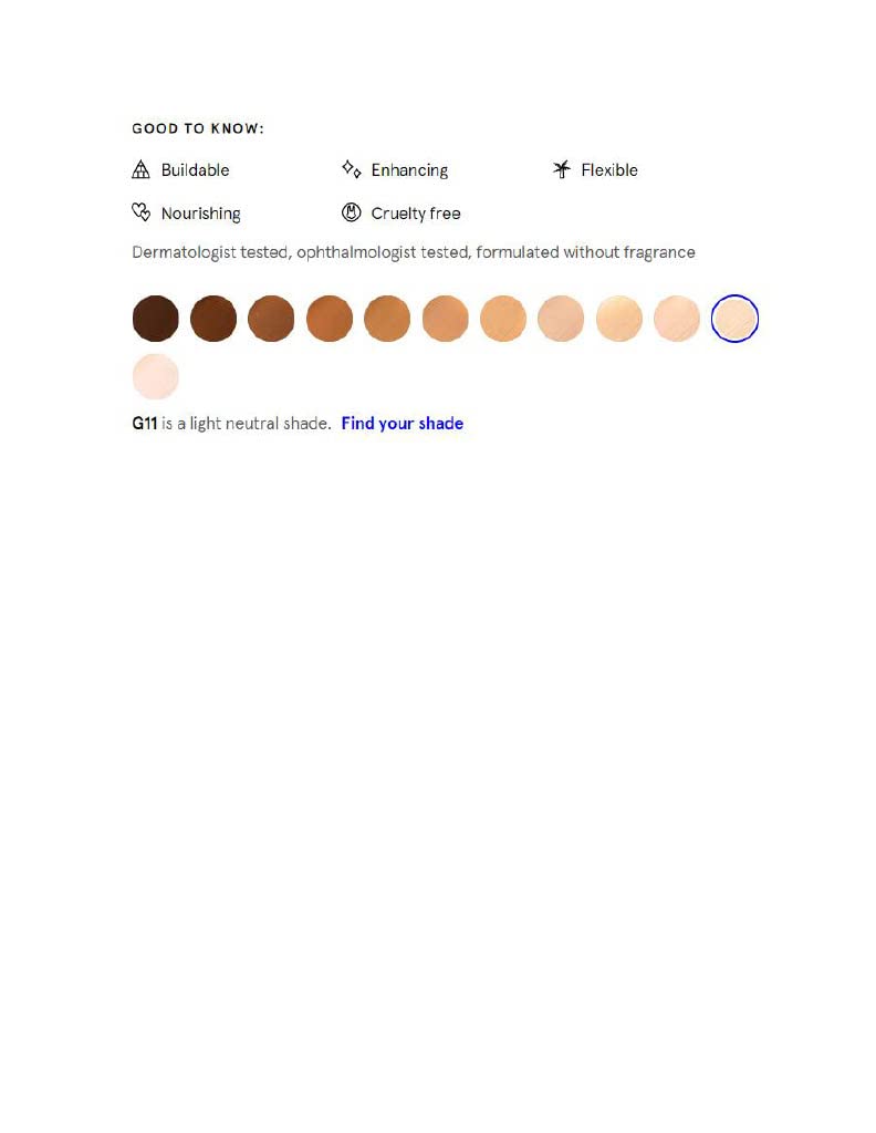 Glossier Stretch Concealer G11 – Light Neutral Shade (0.17 oz / 4.8 g)