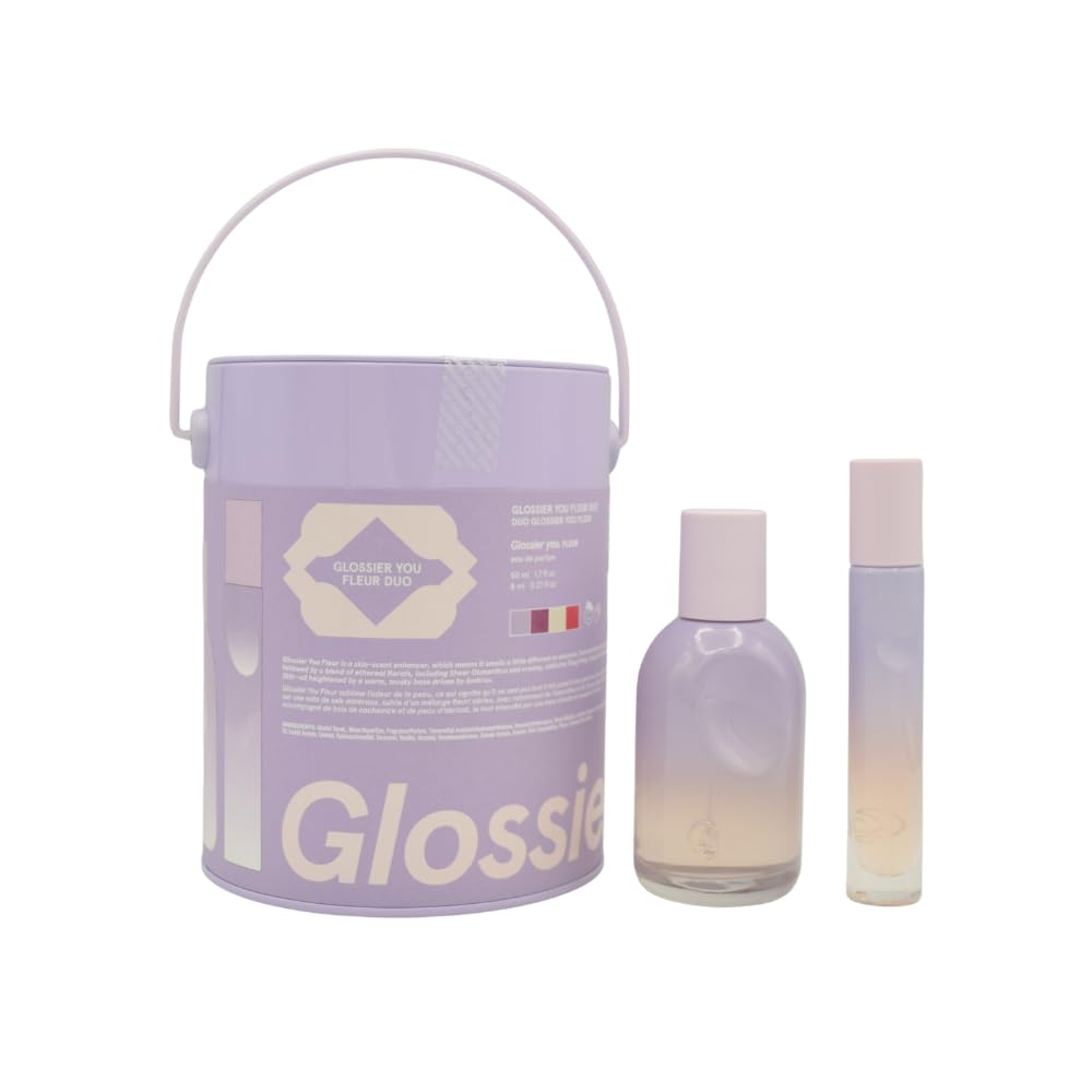 Glossier You Fleur Duo Gift Set – Fresh Floral EDP with Ylang-Ylang & Apricot Skin