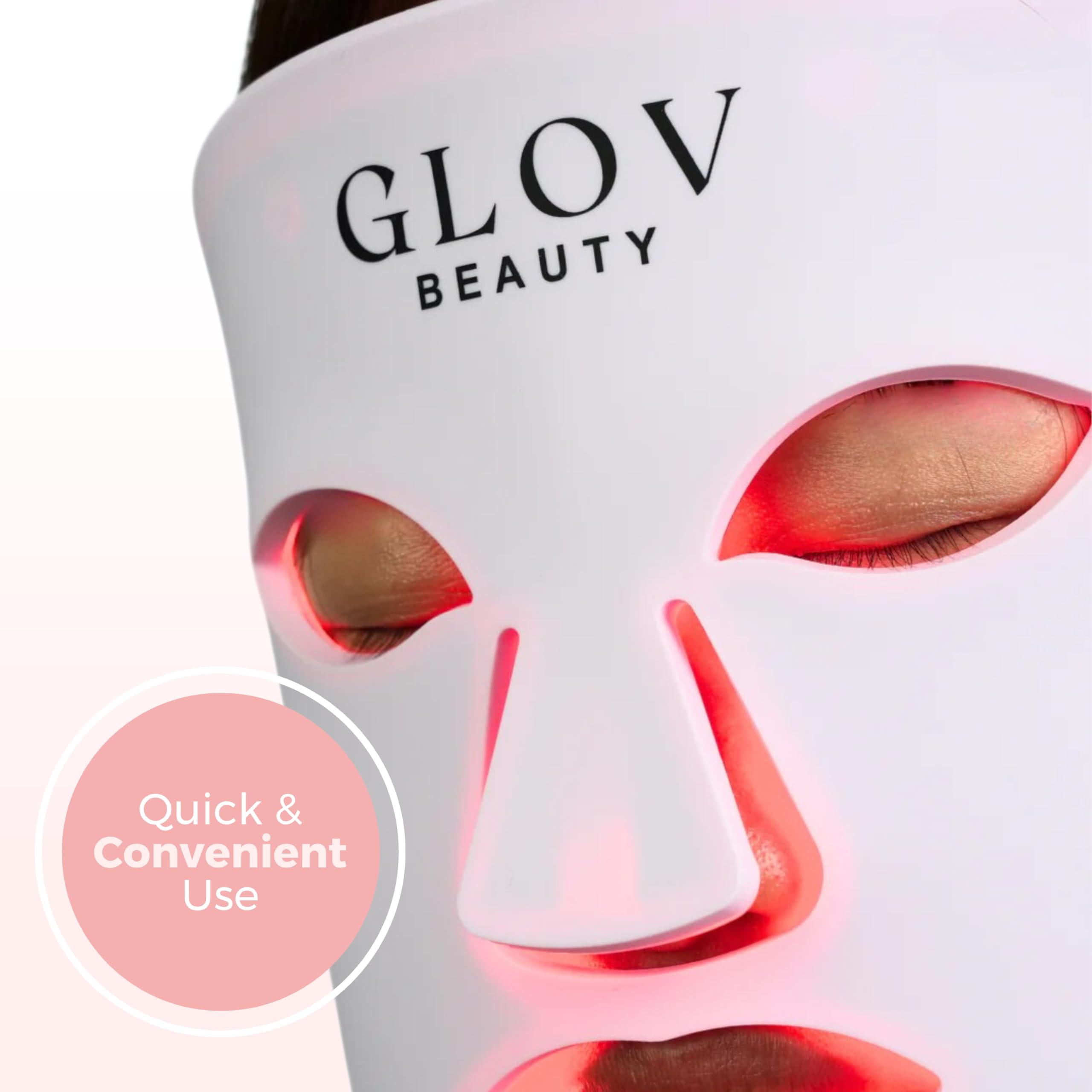 Glov Beauty LED Face Mask – Red Light Therapy for Firmer, Smoother Skin