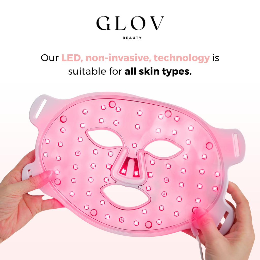 Glov Beauty LED Face Mask – Red Light Therapy for Firmer, Smoother Skin