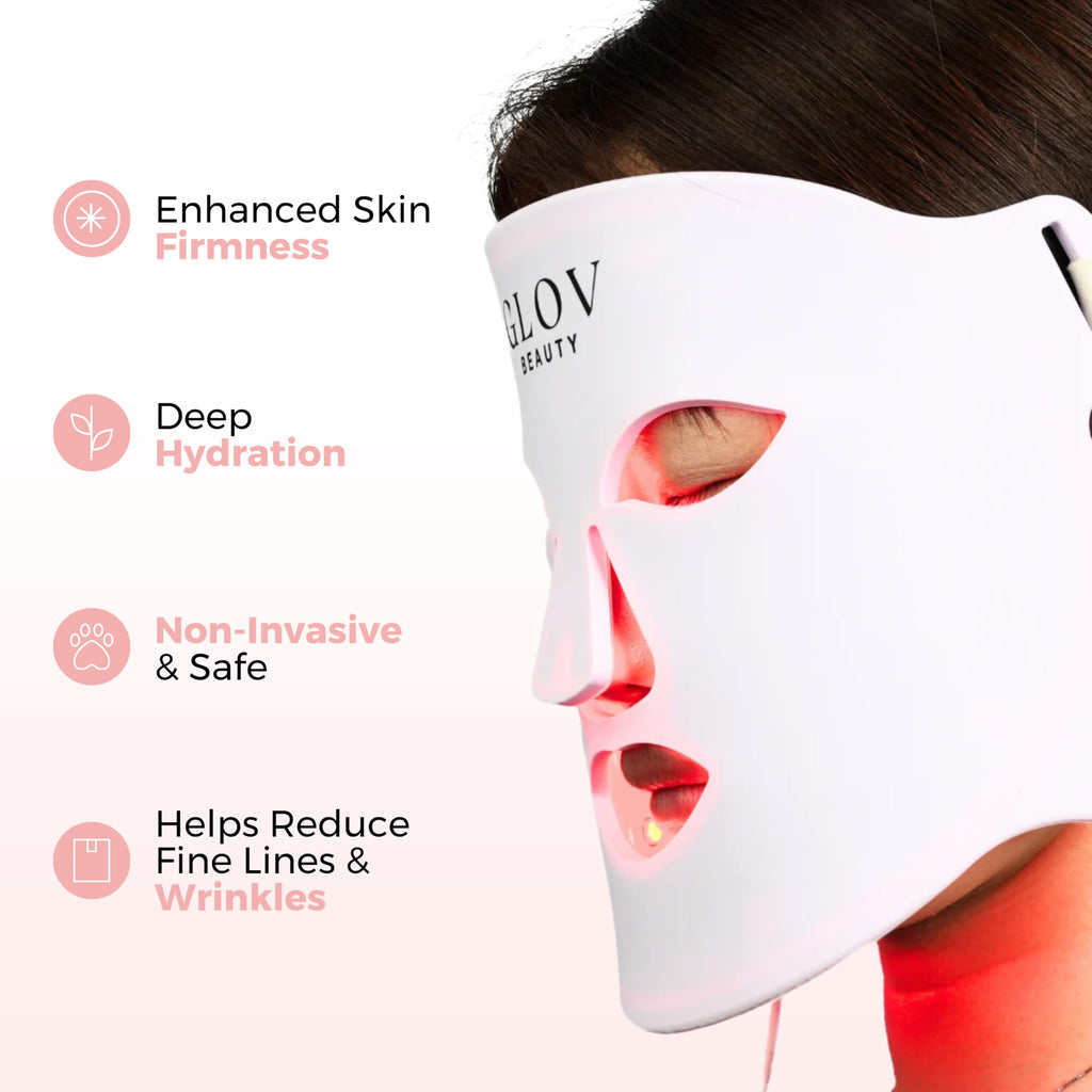Glov Beauty LED Face Mask – Red Light Therapy for Firmer, Smoother Skin