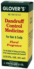Glover's Dandruff Control Medicine – Floral Fragrance, 2.75 oz (Pack of 2)