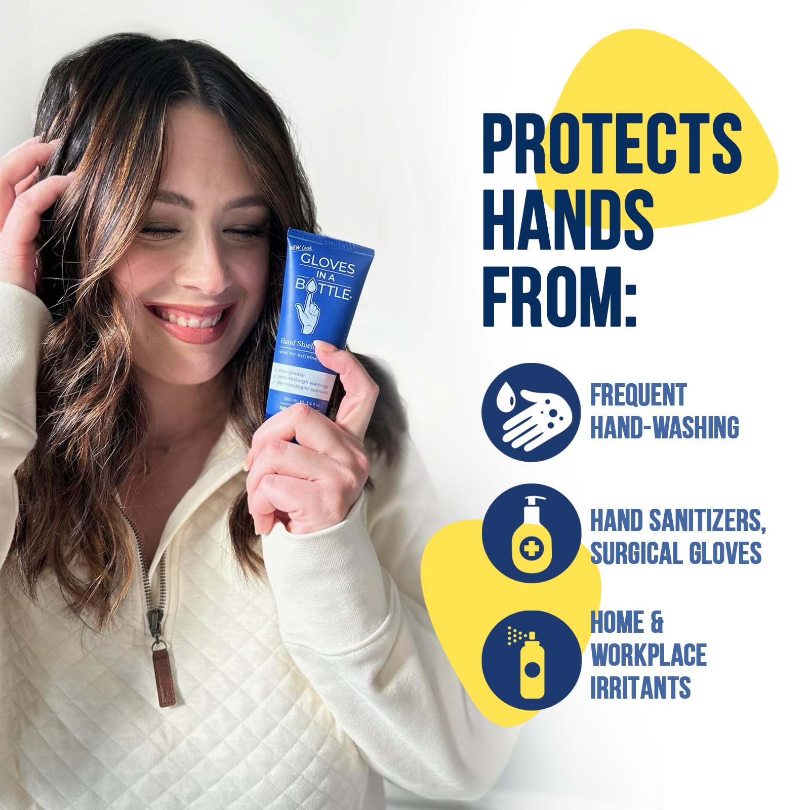 Gloves In A Bottle Shielding Lotion – 3 Pack 3.4oz Tubes | Hydrating, Protective Skin Shield