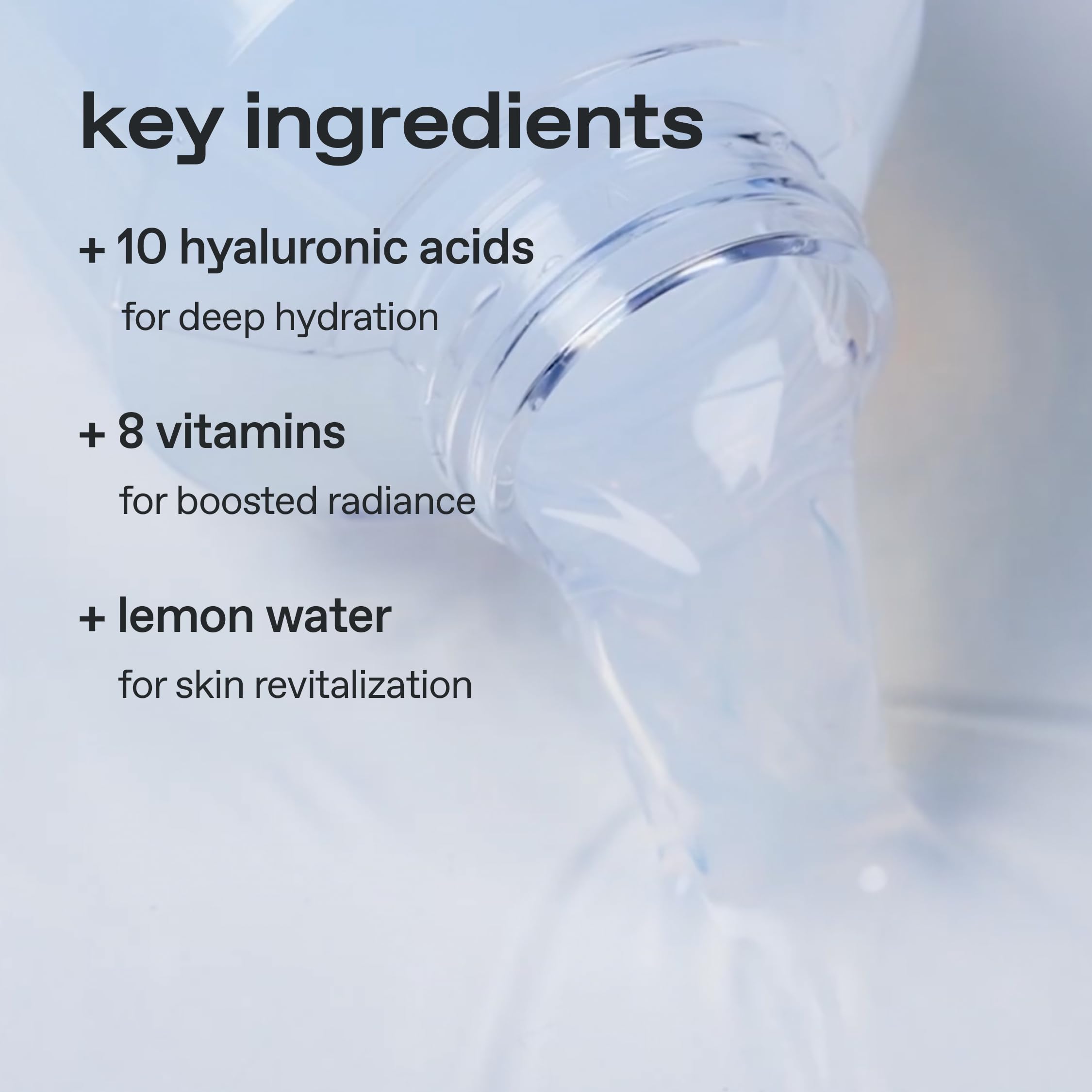 Glow Lemon Vitamin Toner | Hydration with Hyaluronic Acid, Mild Exfoliation, Jeju Lemon Water | Cruelty-Free | 10 oz