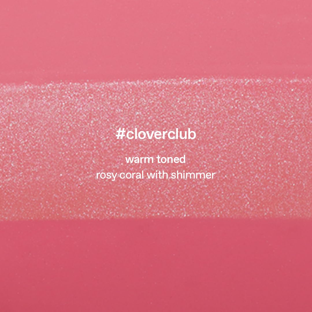 glow liquid blush | lightweight, dewy finish | 3-layer oil blush | buildable color | 2.7 oz cloverclub