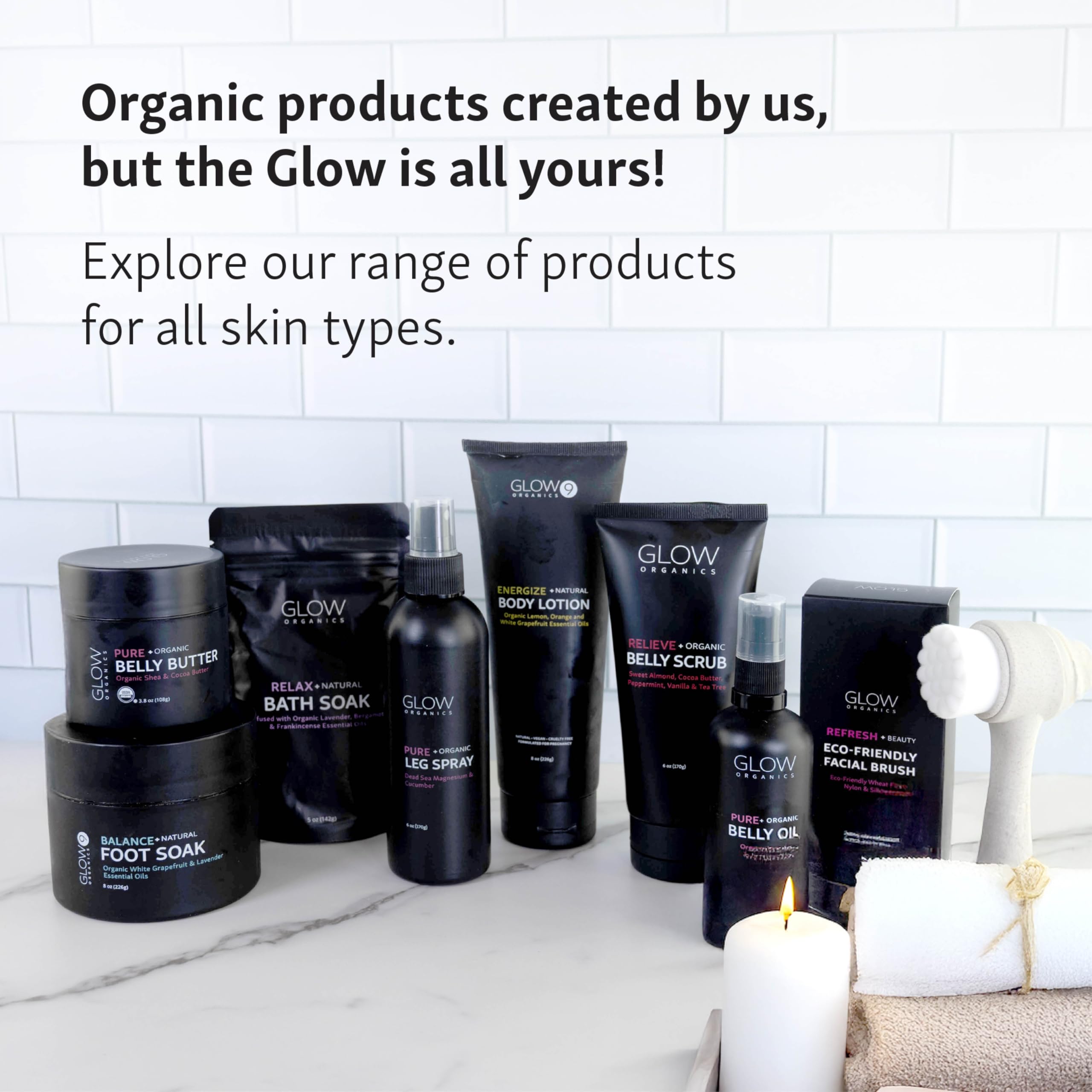 Glow Organics Belly Butter for Pregnancy – Deep Hydration, Fragrance-Free & Pregnancy-Safe